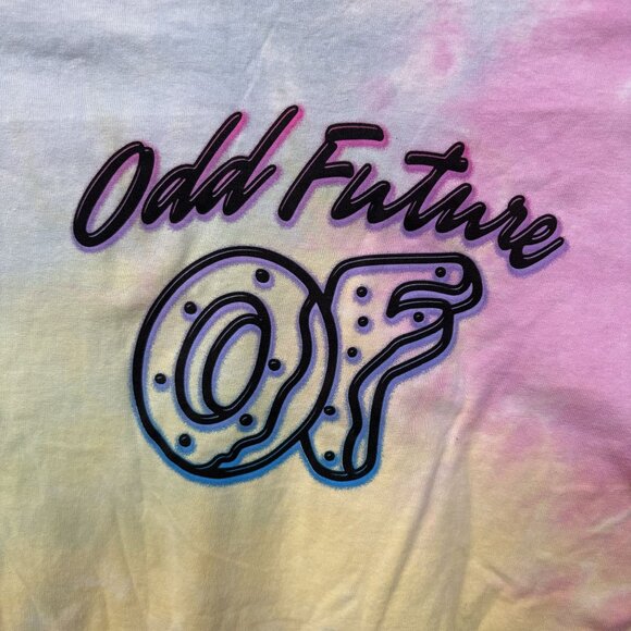 Odd Future Donut Logo tiedye Tee size small - Picture 2 of 5